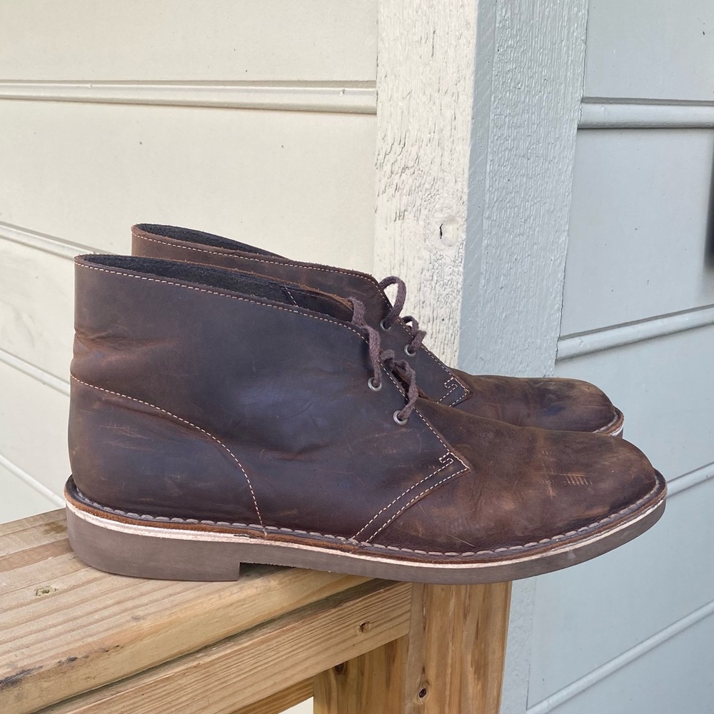Clark's Desert Chucka Leather Boots Sz 11.5 M